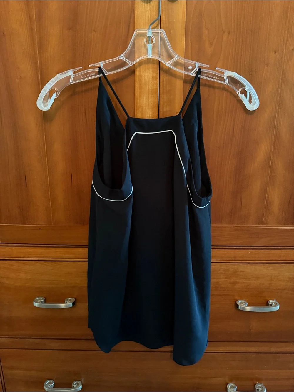 Loft Black Sheer Tank Top